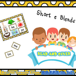 Short e Blends Read and Cover