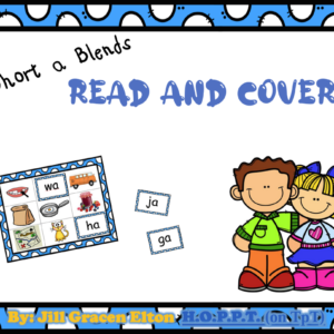 Short a Blends Read and Cover
